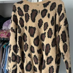 Cheetah Print Altar’d State Sweater